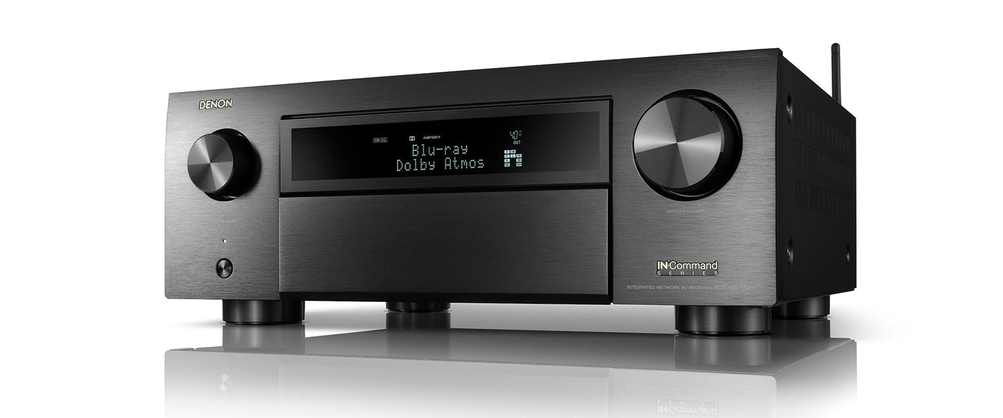 Denon AVR-X6700H 11.2 Channel 8K A/V Receiver with 3D Audio and Amazon Alexa Voice Control